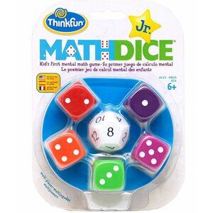 Thinkfun  Math Dice Junior Engaging Math Skills Builder Game New Sealed Age 6+